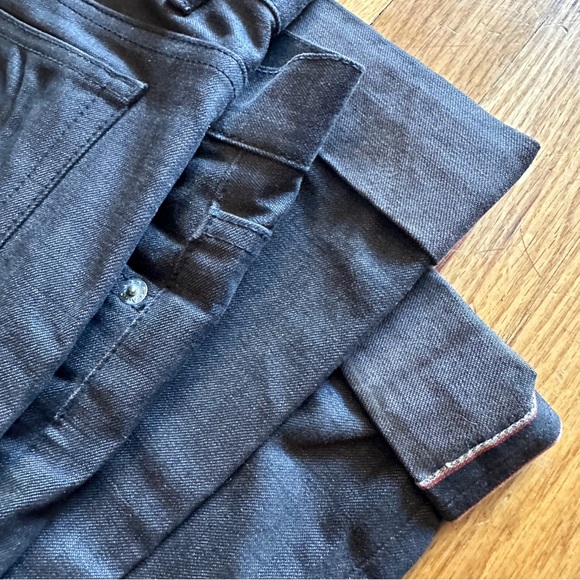 A.P.C. Petite Standard Raw Selvedge Denim in Charcoal Gray - Picture 9 of 13